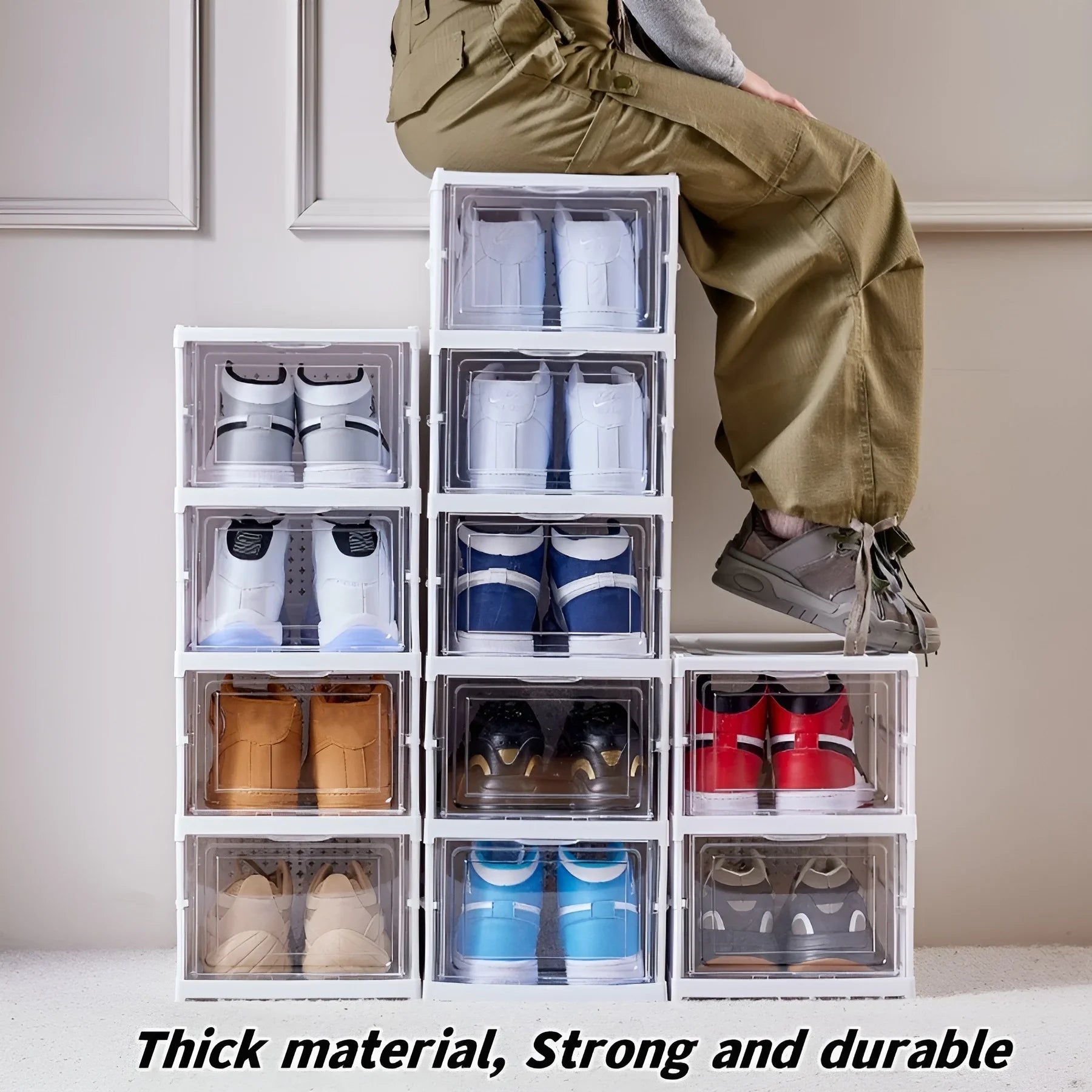 6-Layer Transparent Shoe Organizer