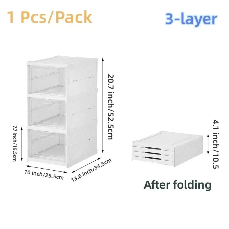 6-Layer Transparent Shoe Organizer