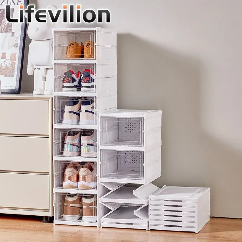 6-Layer Transparent Shoe Organizer